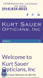 Mobile Screenshot of kurtsaueropticians.com